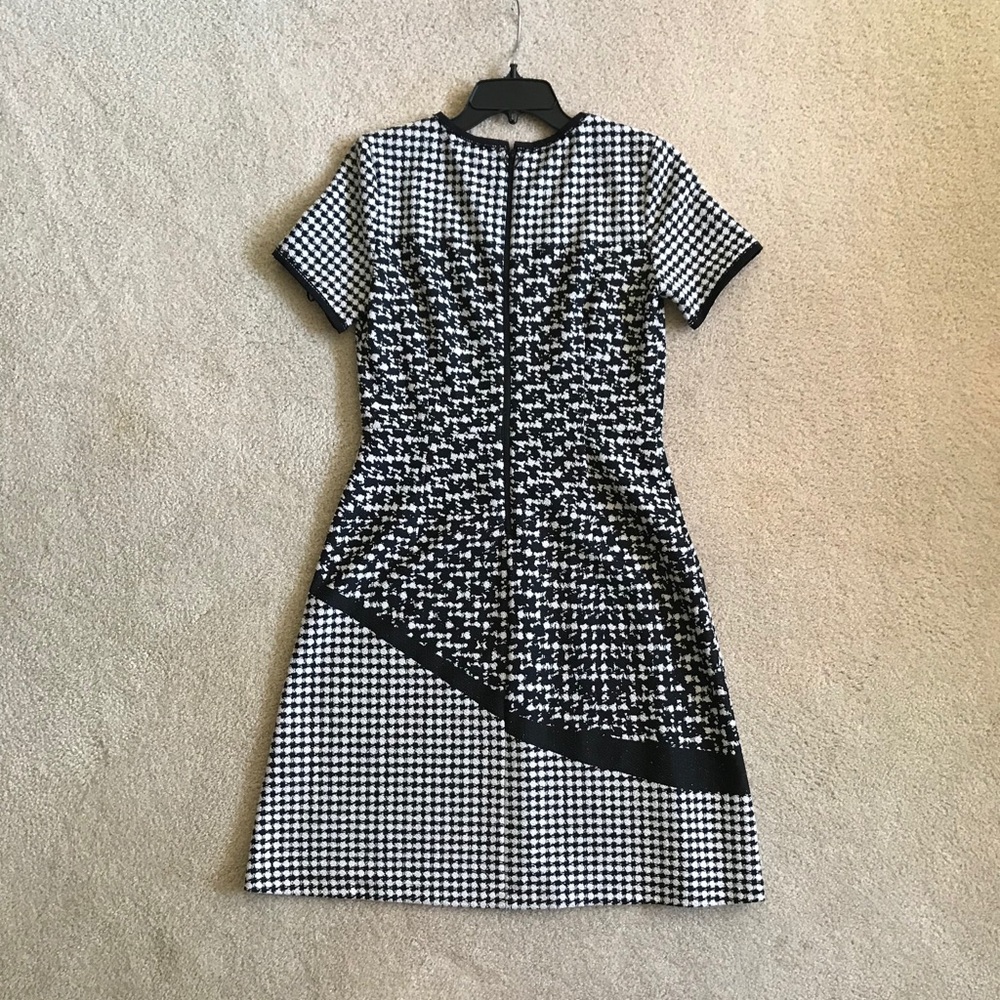 SOLD - Black/White Short Sleeve Dress - Picture 2 of 16